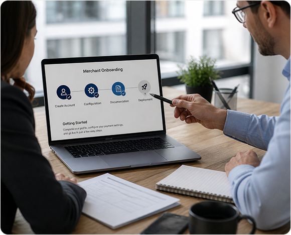 Merchant Onboarding, Configuration, and Deployment